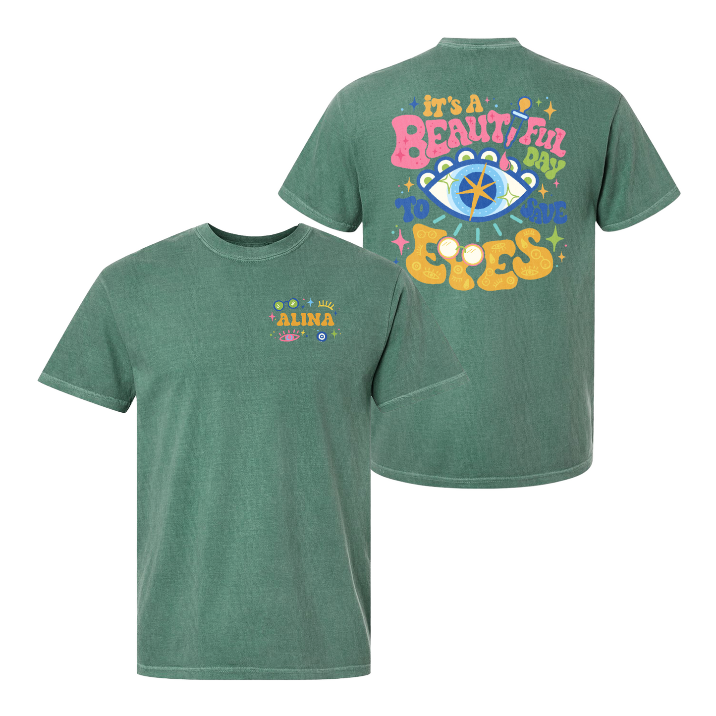 Eye Doctor Comfort Colors Shirt, It's A Beautiful Day To Save Eyes Shirt,Gift For Graduation