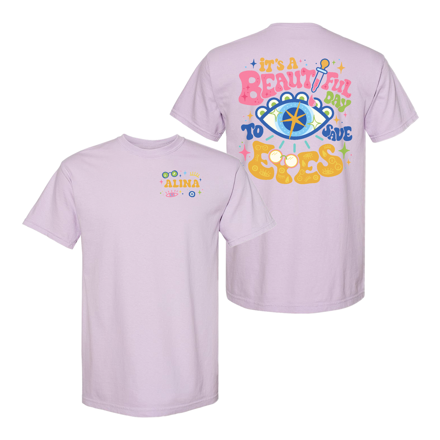 Eye Doctor Comfort Colors Shirt, It's A Beautiful Day To Save Eyes Shirt,Gift For Graduation