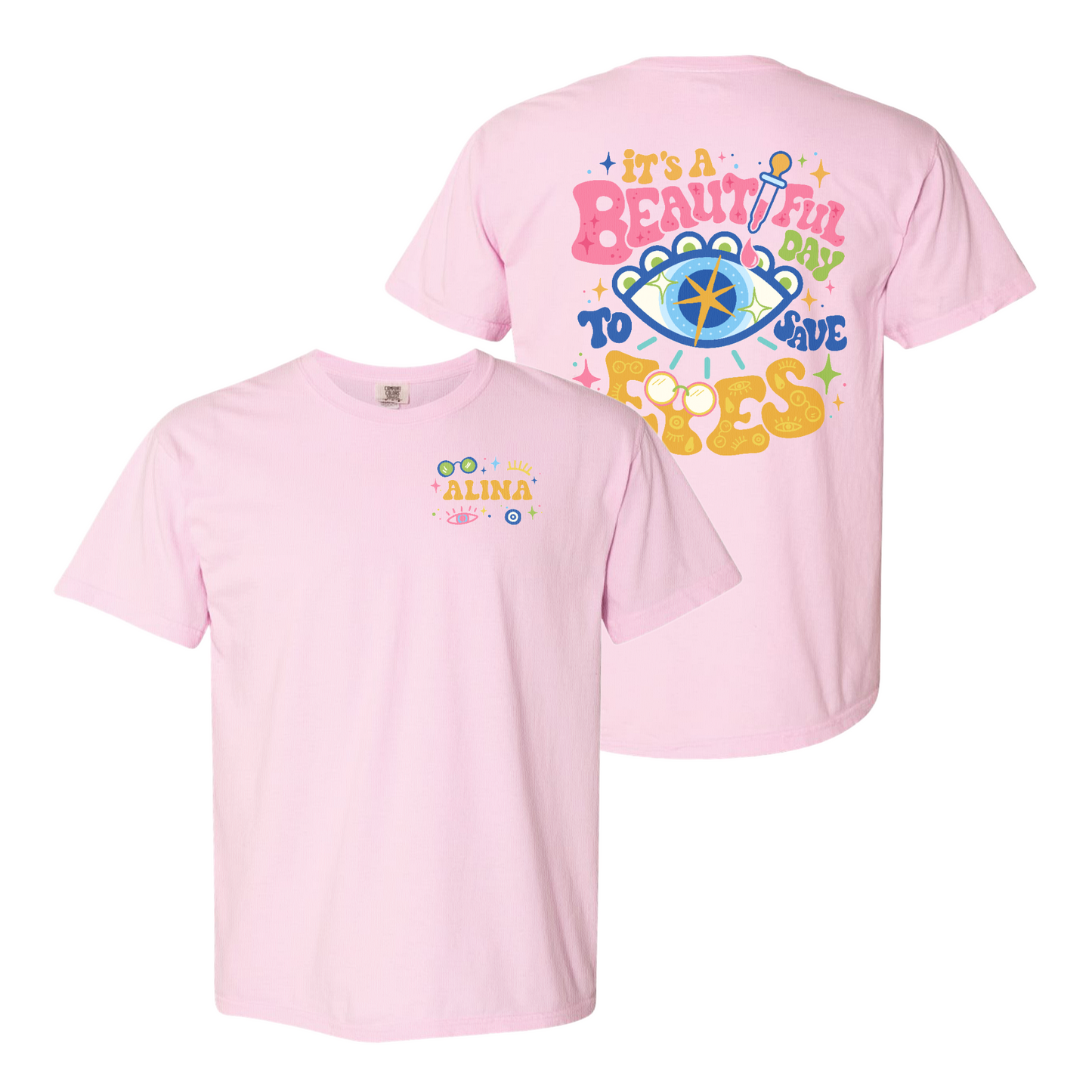 Eye Doctor Comfort Colors Shirt, It's A Beautiful Day To Save Eyes Shirt,Gift For Graduation