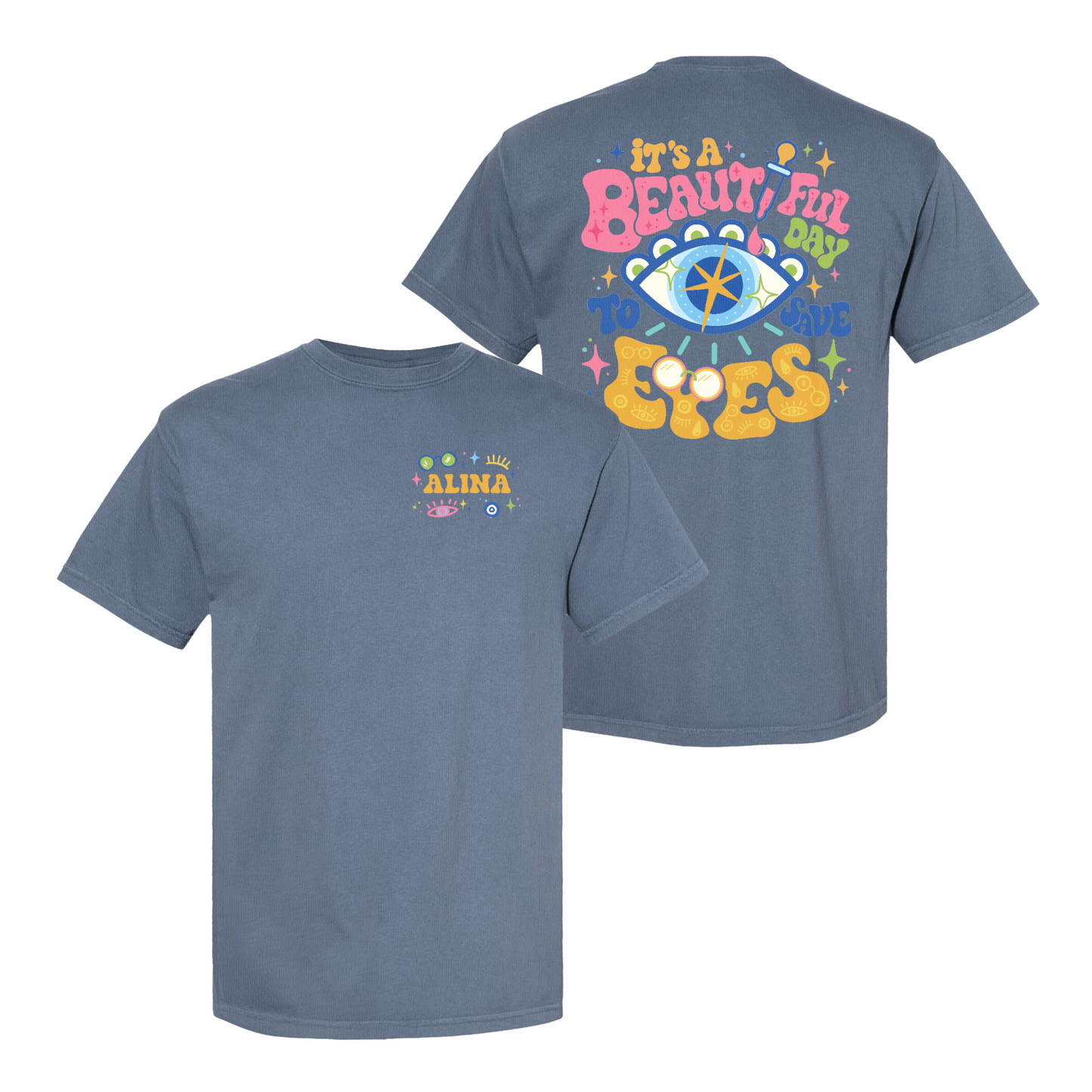 Eye Doctor Comfort Colors Shirt, It's A Beautiful Day To Save Eyes Shirt,Gift For Graduation