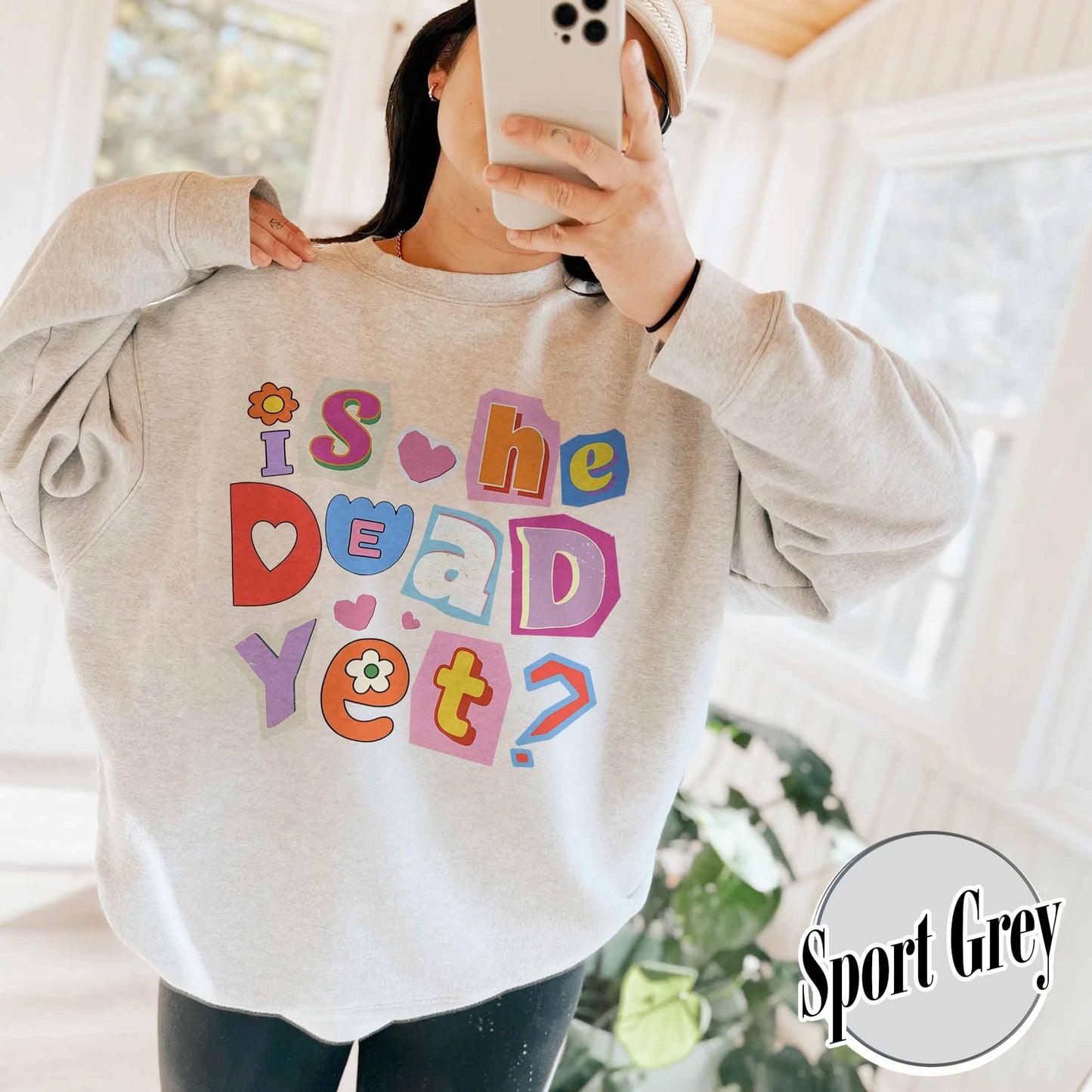 FDT Anti MAGA Sweatshirt, Is He Dead Yet Sweatshirt, Didn’t Vote for Him Feminist Sweatshirt