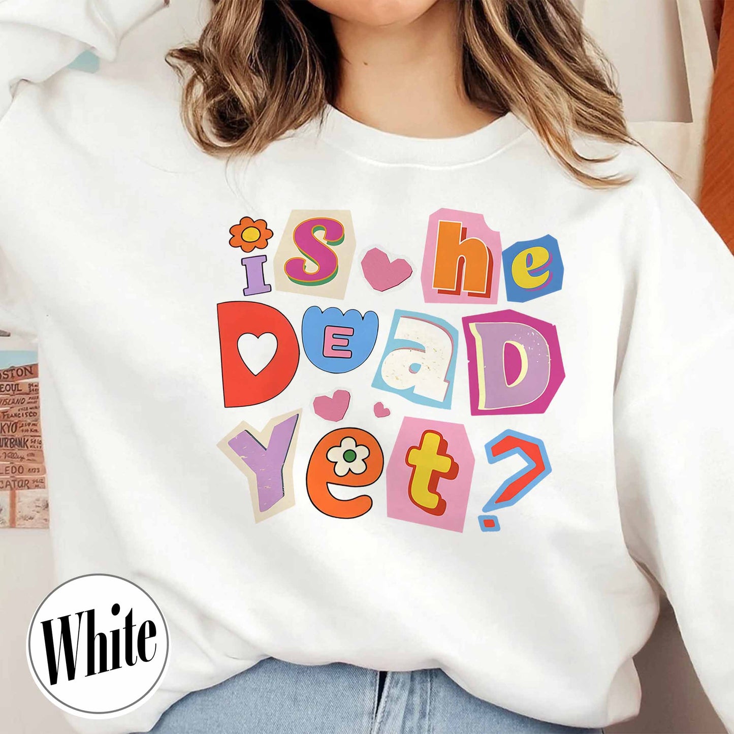 FDT Anti MAGA Sweatshirt, Is He Dead Yet Sweatshirt, Didn’t Vote for Him Feminist Sweatshirt