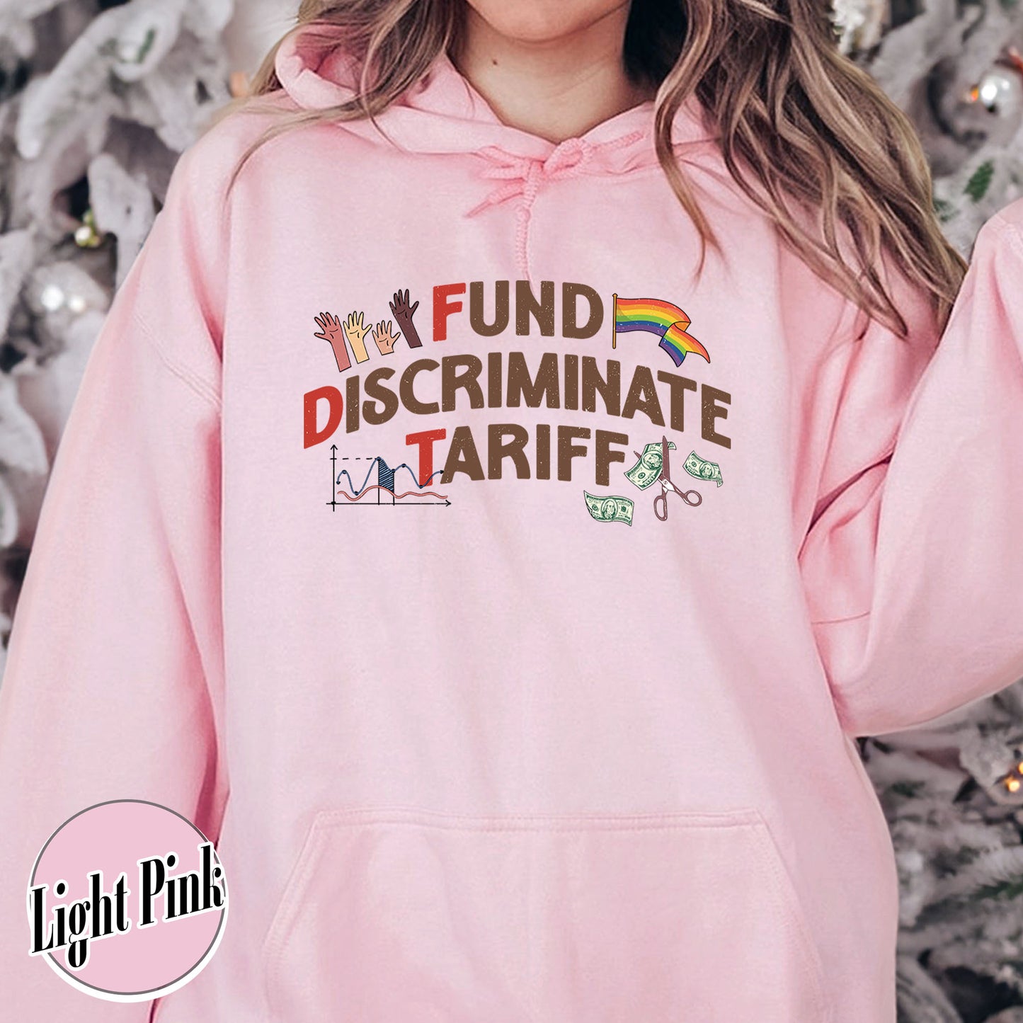 FDT Political Hoodie, Fund Discriminate Tariff Hoodie, Equality Hoodie, Against Tariffs Hoodie