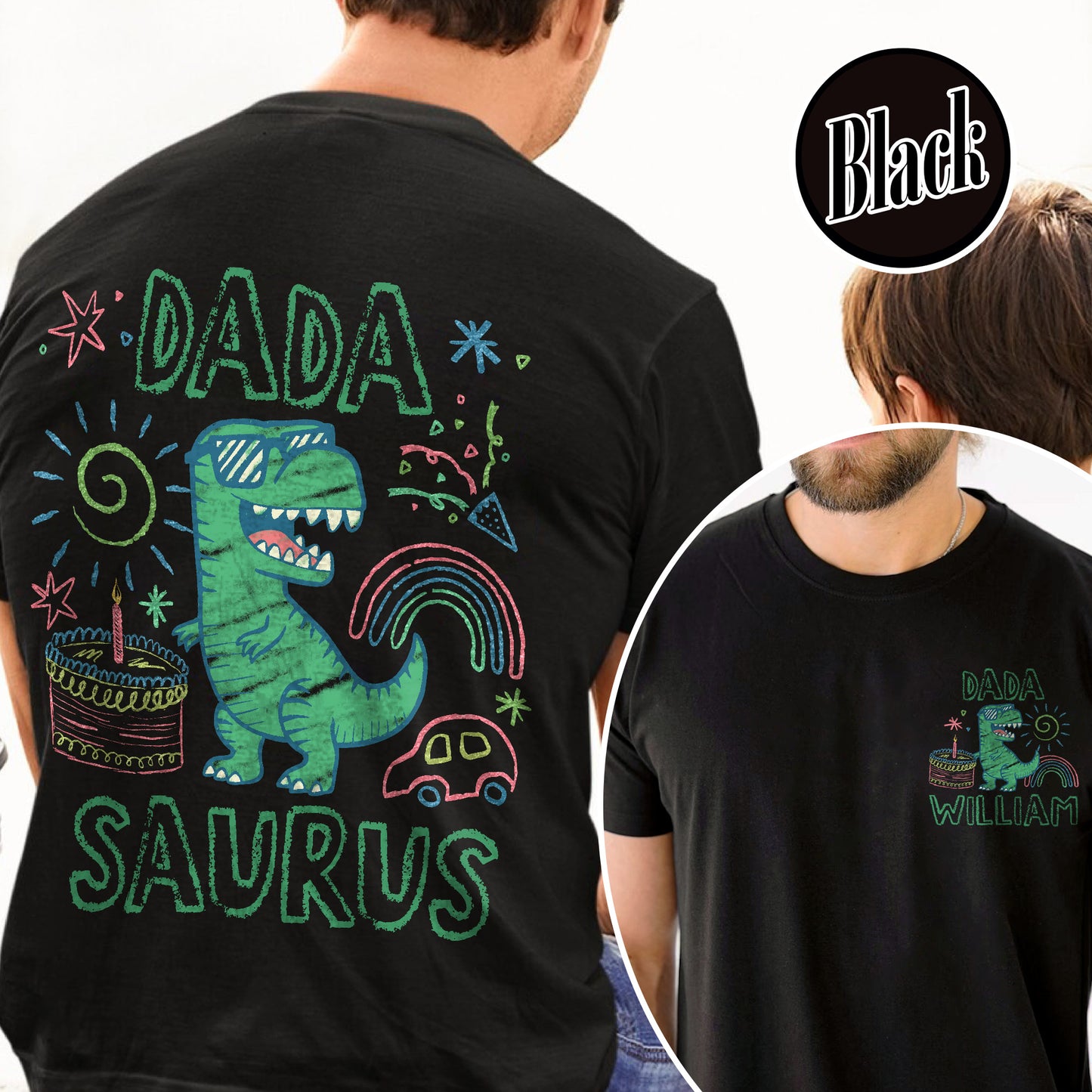 Family Sweatshirt, Custom Name MamaSaurus Dada Saurus Sweatshirt, Custom Birthday Boy Sweatshirt