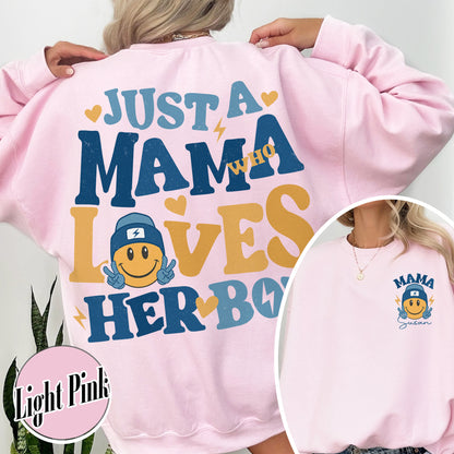 Family Sweatshirt, Happy Mother’s Day Mommy and Me Sweatshirt, Custom Matching Mother Son Sweatshirt