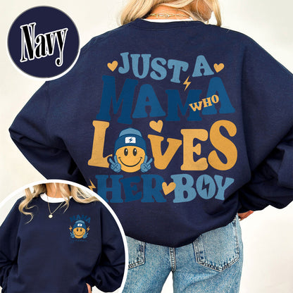 Family Sweatshirt, Happy Mother’s Day Mommy and Me Sweatshirt, Custom Matching Mother Son Sweatshirt