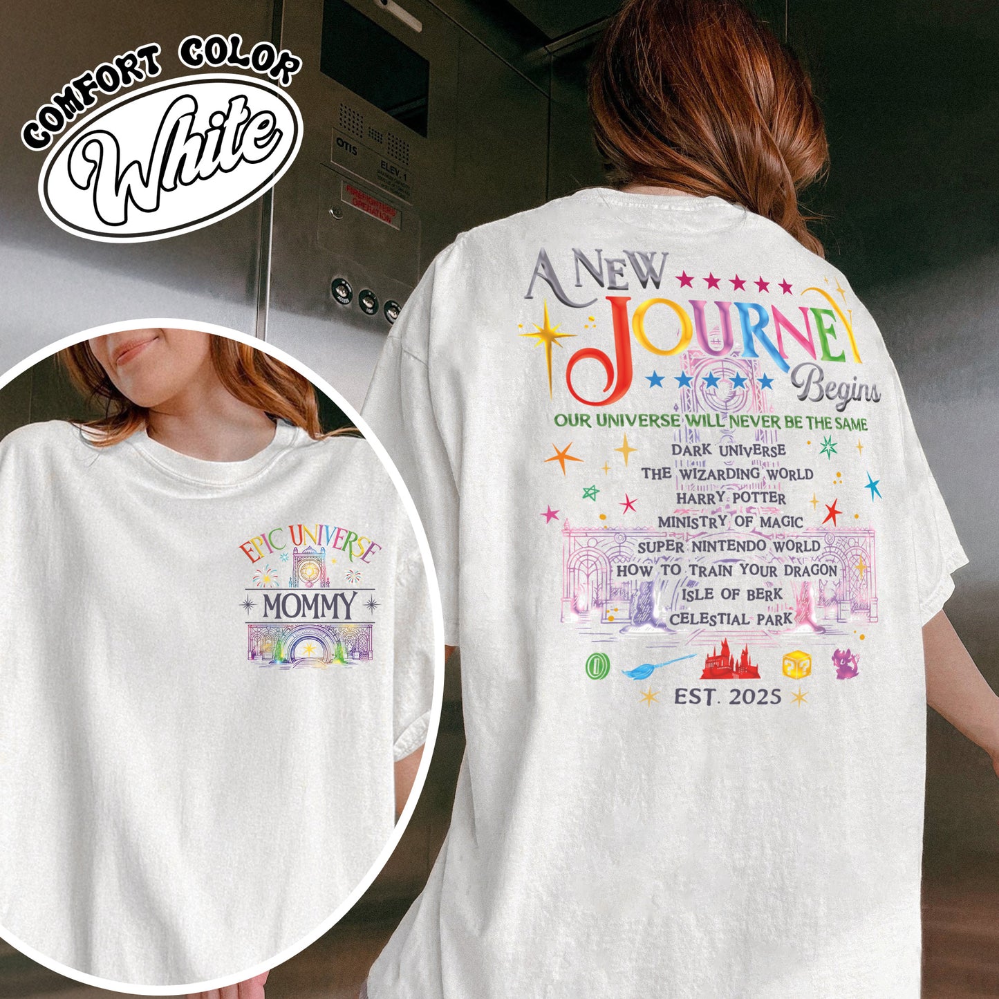 Family Epic Universe Comfort Color Shirt, Custom Family Universe Park Trip 2025 Shirt, Family Trip to Orlando Tee