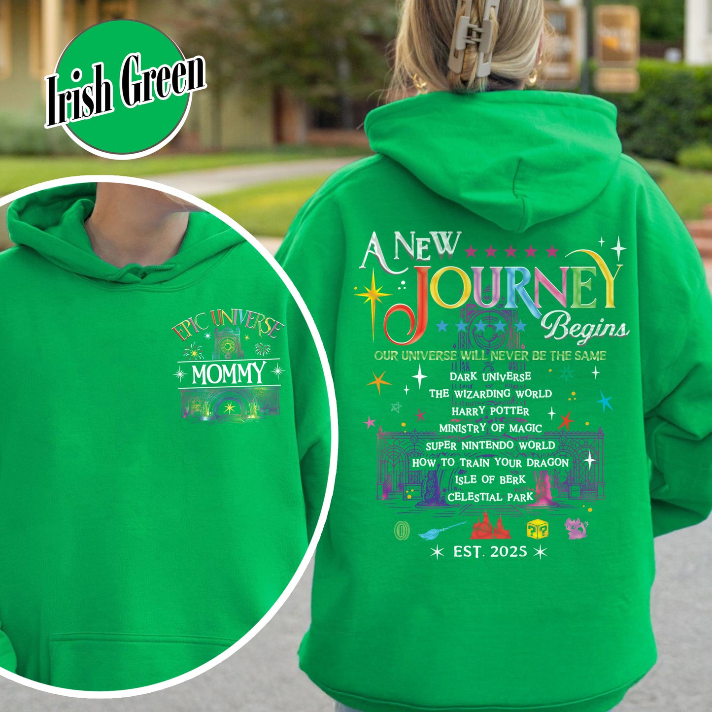 Family Epic Universe Hoodie, Custom Family Universe Park Trip 2025 Hoodie, Family Trip to Orlando Hoodie