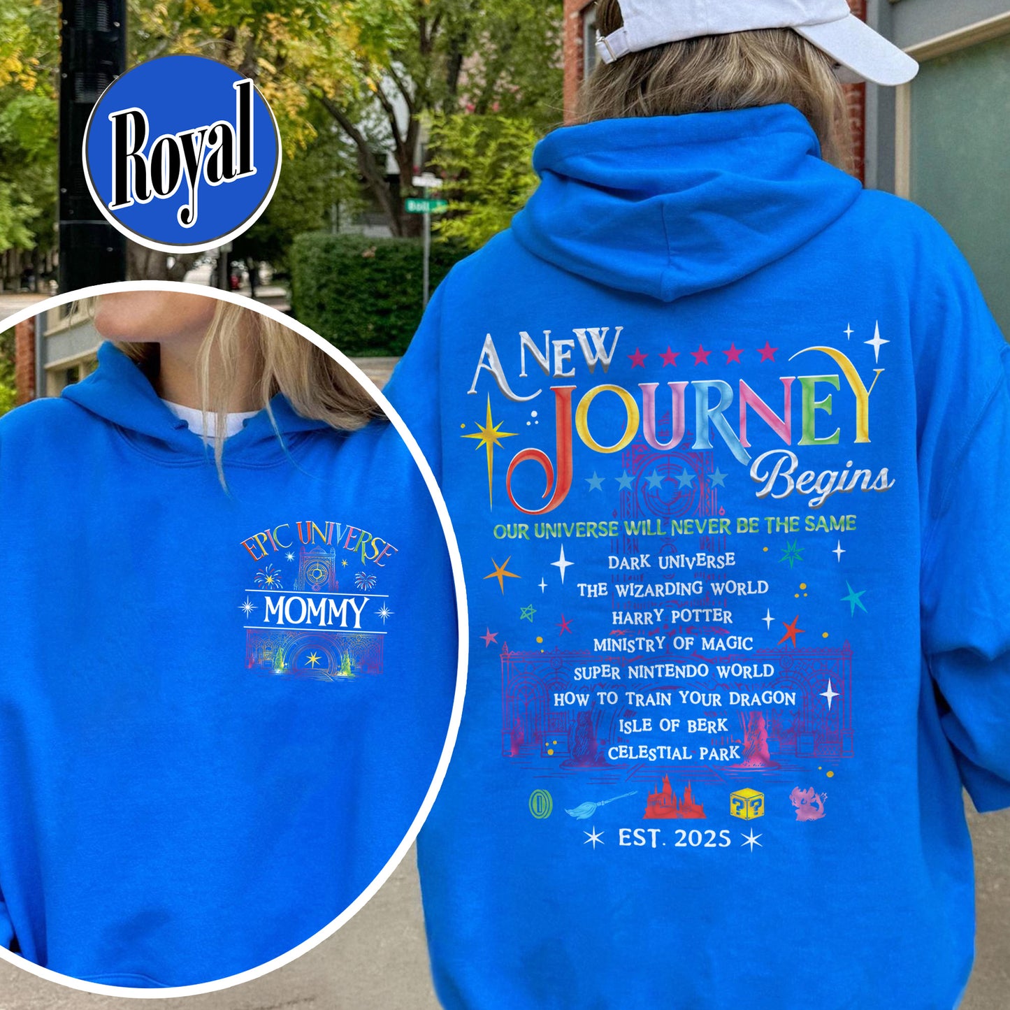 Family Epic Universe Hoodie, Custom Family Universe Park Trip 2025 Hoodie, Family Trip to Orlando Hoodie