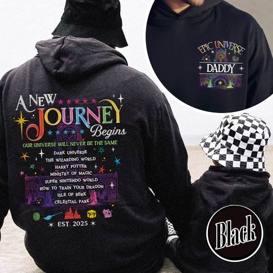 Family Epic Universe Hoodie, Custom Family Universe Park Trip 2025 Hoodie, Family Trip to Orlando Hoodie