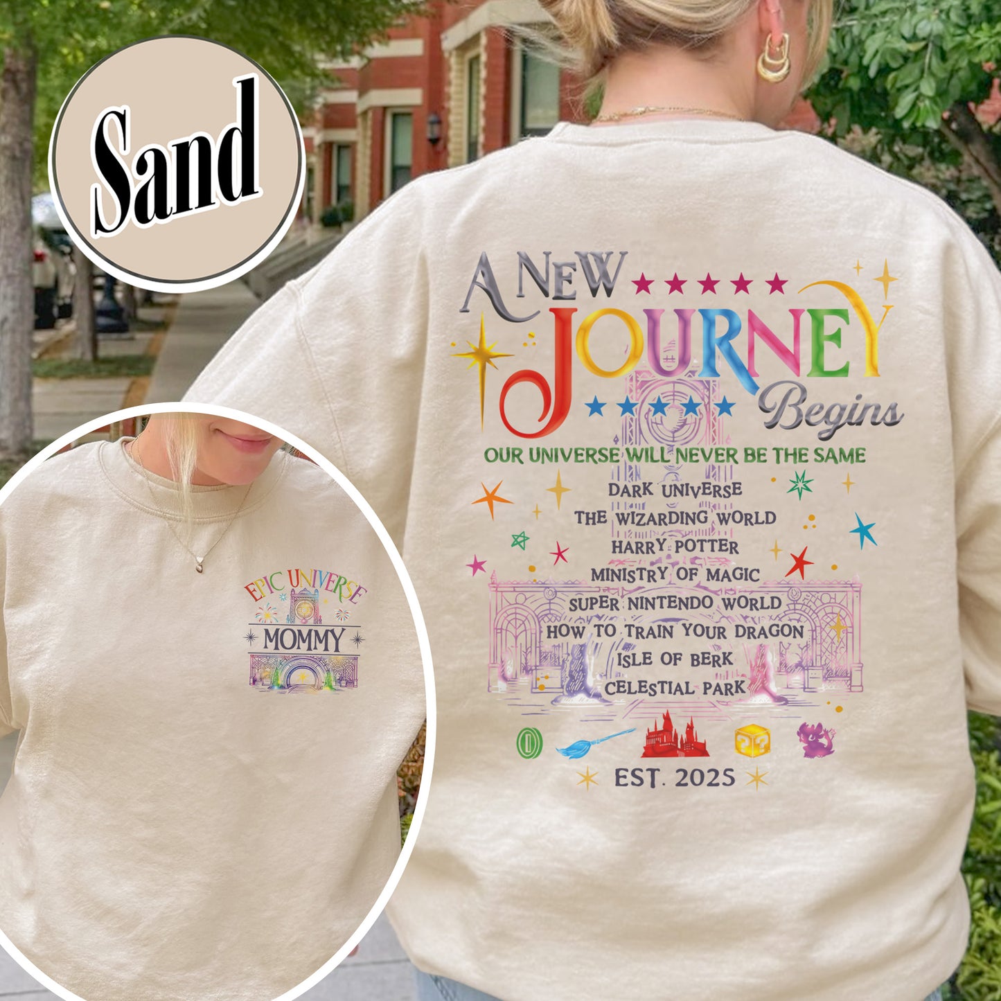 Family Epic Universe Sweatshirt, Custom Family Universe Park Trip 2025 Sweatshirt, Family Trip to Orlando Sweatshirt,