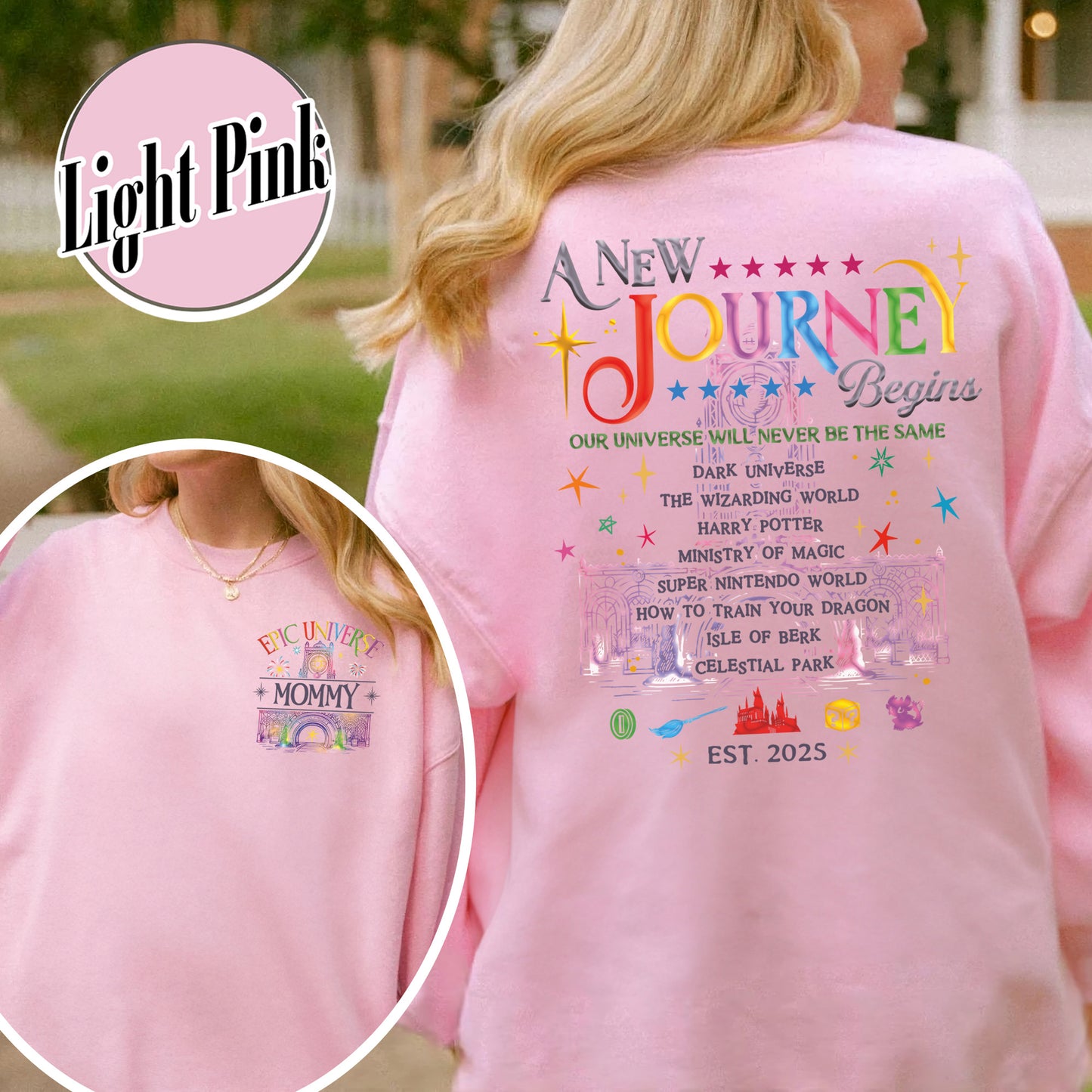 Family Epic Universe Sweatshirt, Custom Family Universe Park Trip 2025 Sweatshirt, Family Trip to Orlando Sweatshirt,