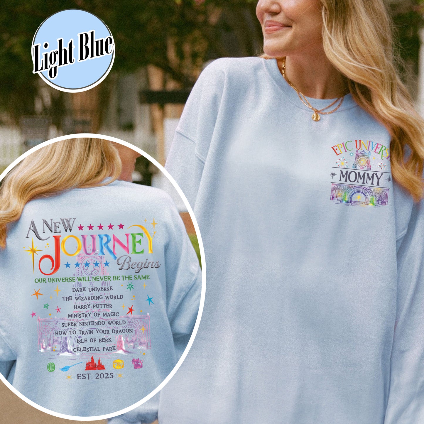 Family Epic Universe Sweatshirt, Custom Family Universe Park Trip 2025 Sweatshirt, Family Trip to Orlando Sweatshirt,