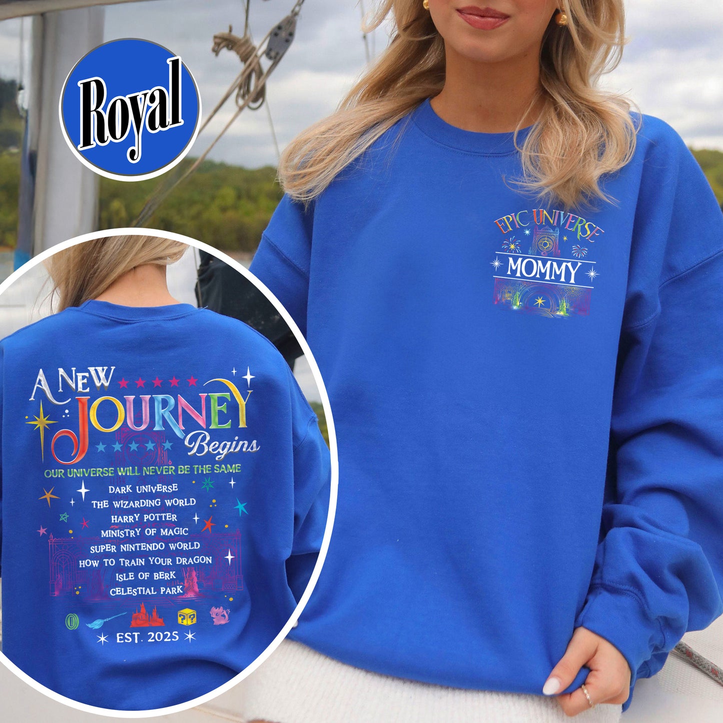 Family Epic Universe Sweatshirt, Custom Family Universe Park Trip 2025 Sweatshirt, Family Trip to Orlando Sweatshirt,