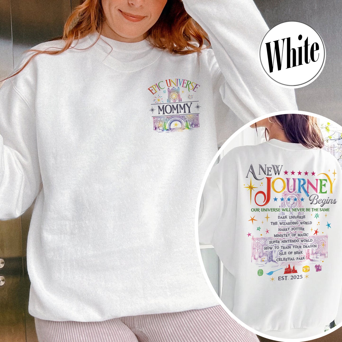 Family Epic Universe Sweatshirt, Custom Family Universe Park Trip 2025 Sweatshirt, Family Trip to Orlando Sweatshirt,