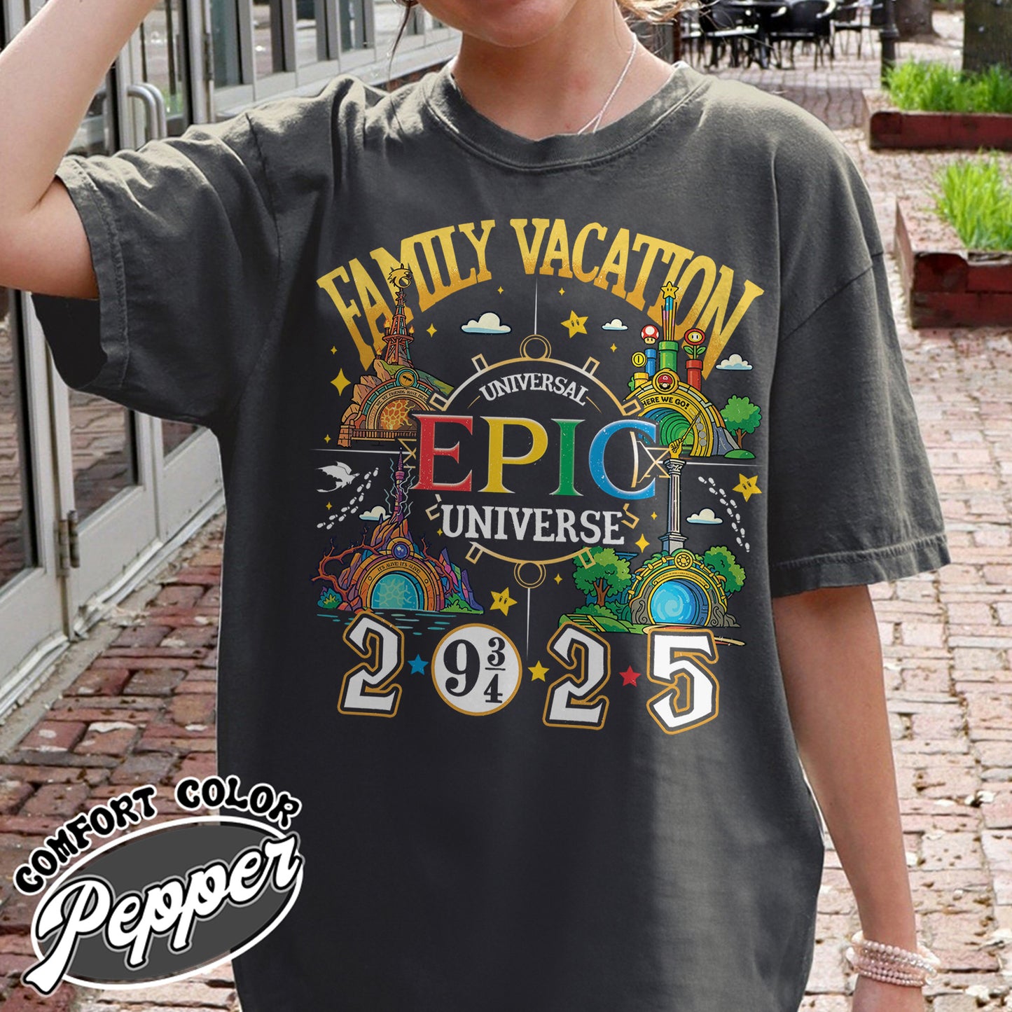 Family Trip Comfort Colors Shirt,Universal Studios Trip Shirt, Disney Family Vacation Shirt