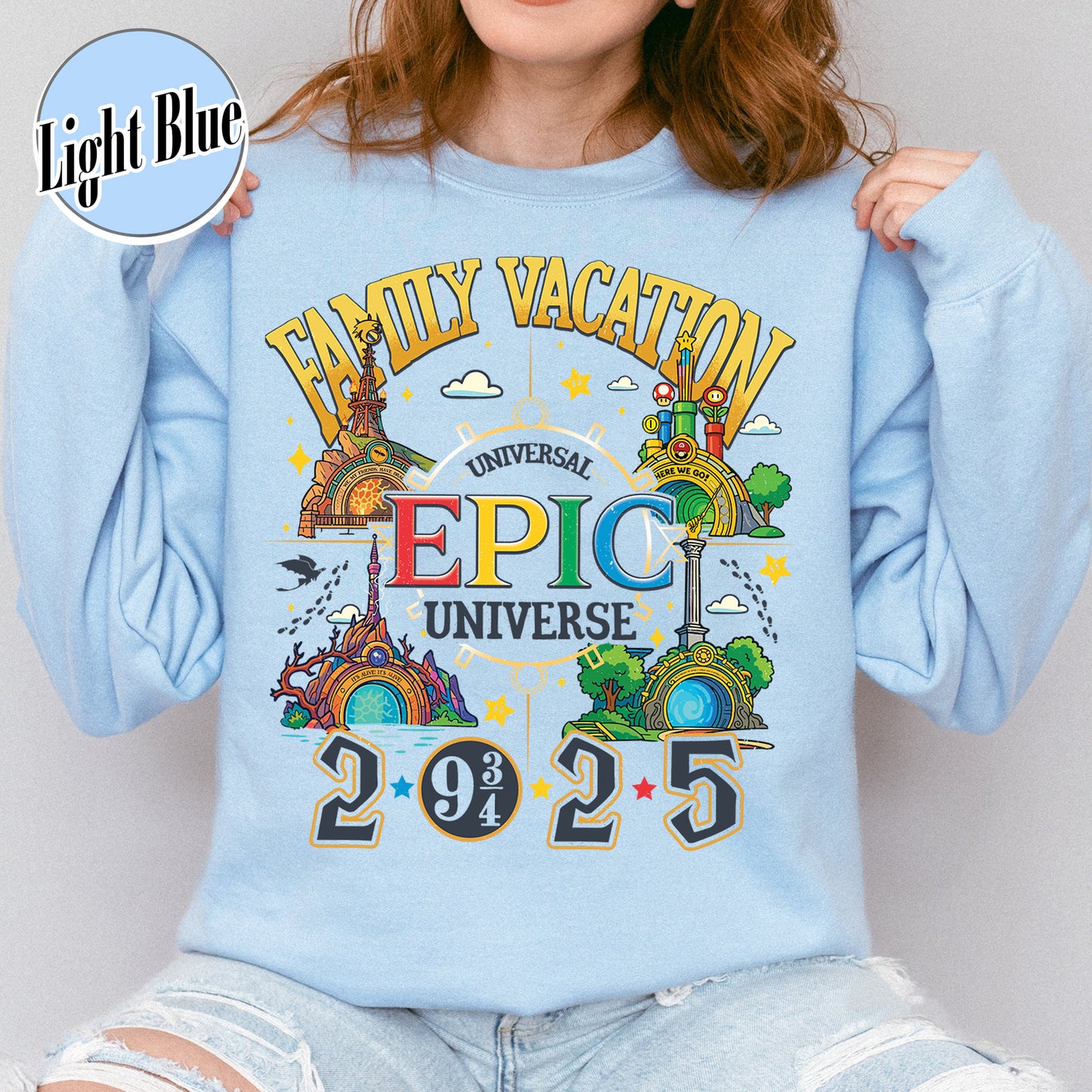 Family Trip Sweatshirt,Universal Studios Trip Sweatshirt, Disney Family Vacation Sweatshirt