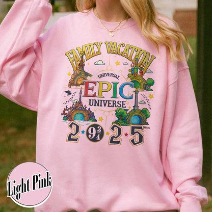 Family Trip Sweatshirt,Universal Studios Trip Sweatshirt, Disney Family Vacation Sweatshirt
