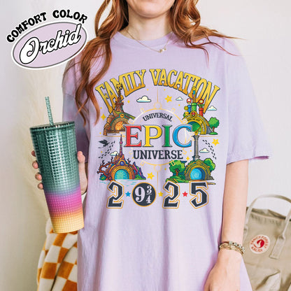 Family Trip Comfort Colors Shirt,Universal Studios Trip Shirt, Disney Family Vacation Shirt