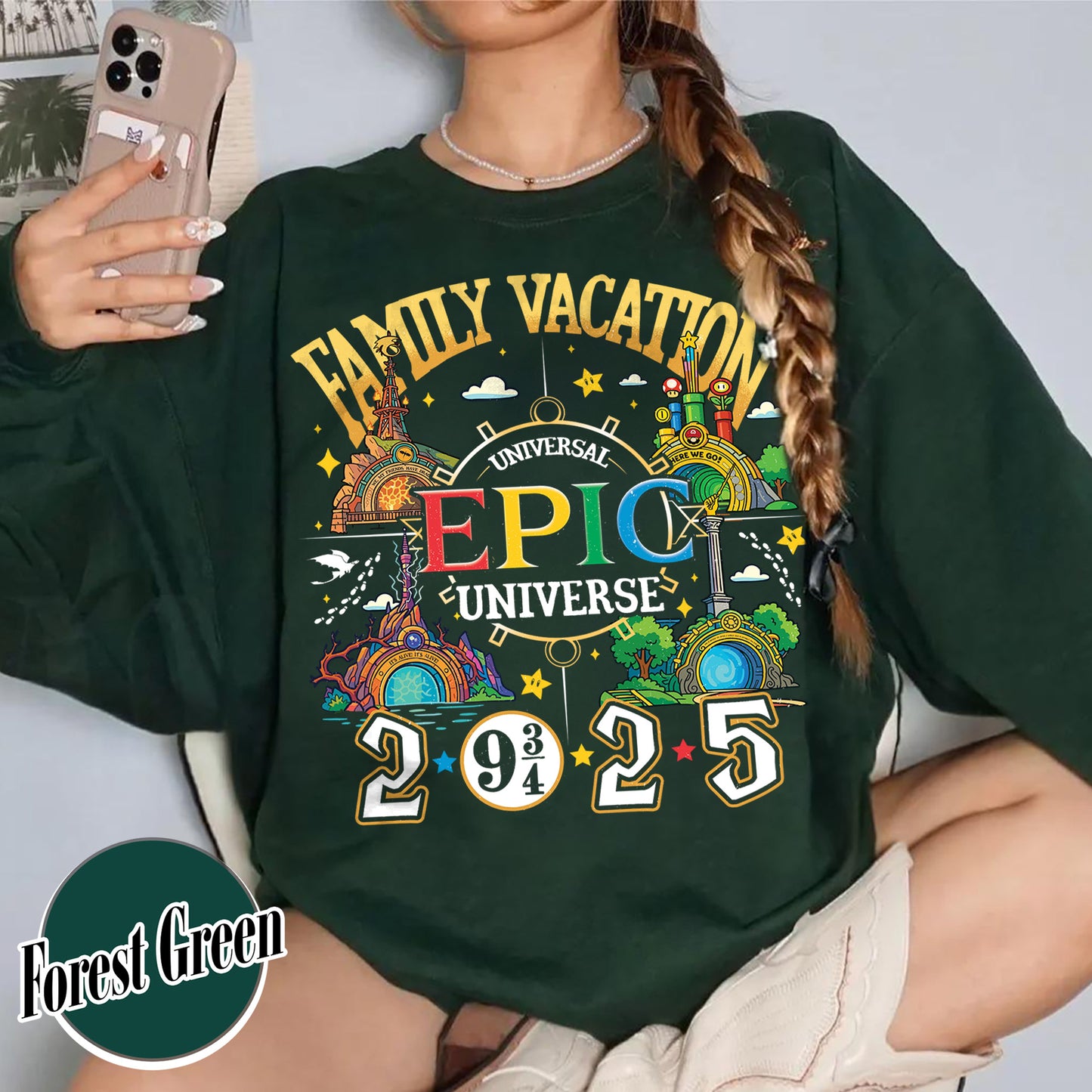Family Trip Sweatshirt,Universal Studios Trip Sweatshirt, Disney Family Vacation Sweatshirt