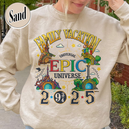 Family Trip Sweatshirt,Universal Studios Trip Sweatshirt, Disney Family Vacation Sweatshirt