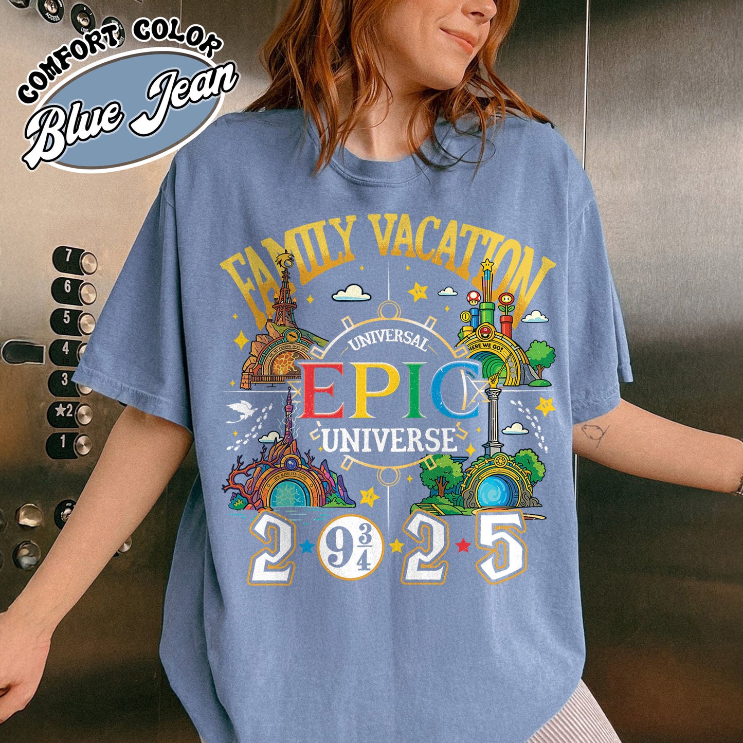 Family Trip Comfort Colors Shirt,Universal Studios Trip Shirt, Disney Family Vacation Shirt
