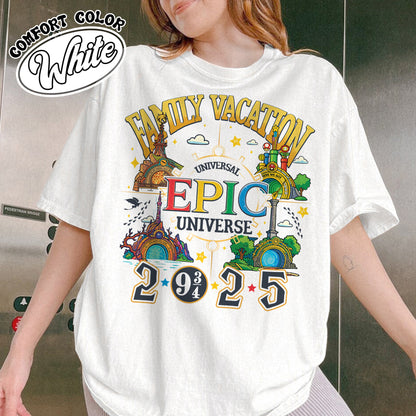 Family Trip Comfort Colors Shirt,Universal Studios Trip Shirt, Disney Family Vacation Shirt