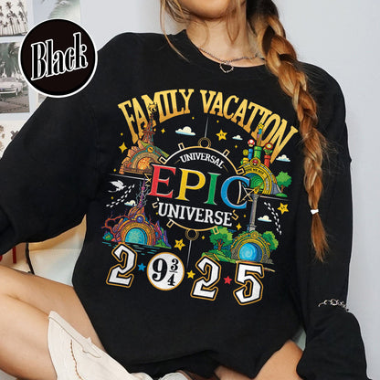 Family Trip Sweatshirt,Universal Studios Trip Sweatshirt, Disney Family Vacation Sweatshirt