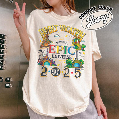 Family Trip Comfort Colors Shirt,Universal Studios Trip Shirt, Disney Family Vacation Shirt