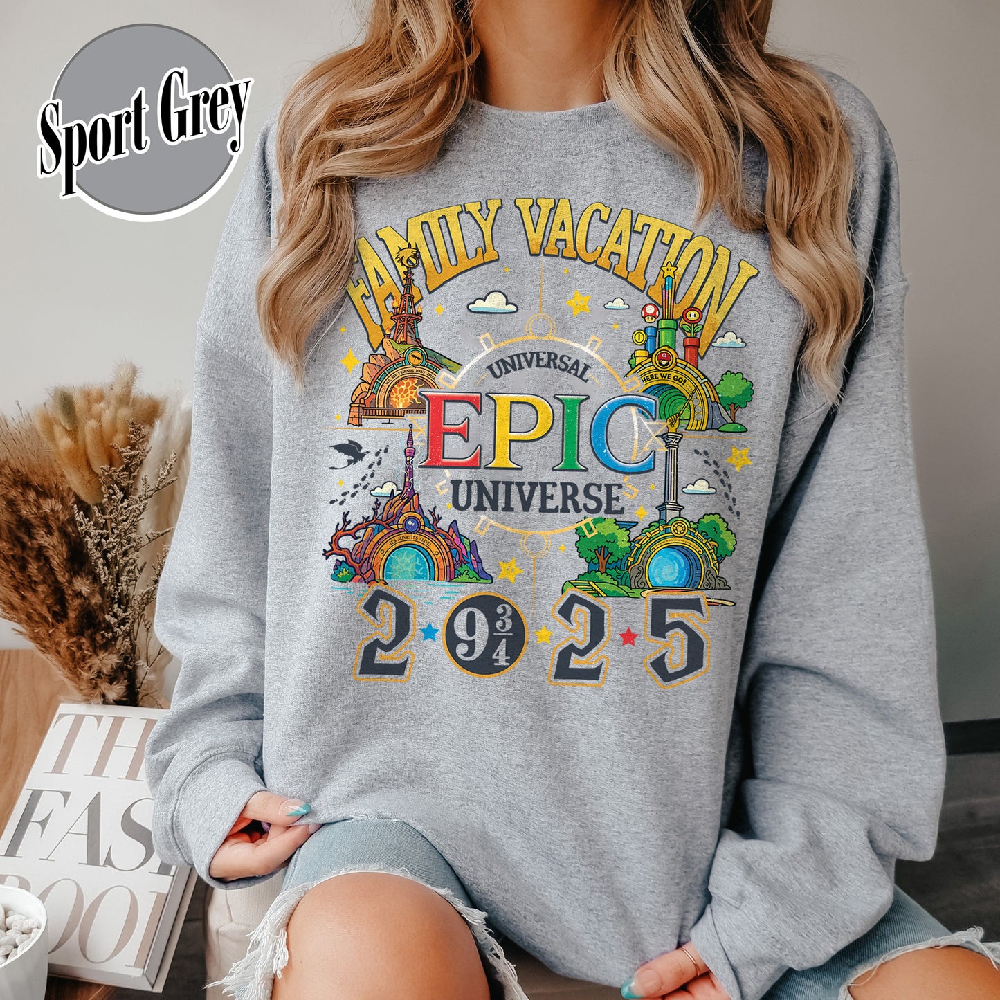 Family Trip Sweatshirt,Universal Studios Trip Sweatshirt, Disney Family Vacation Sweatshirt