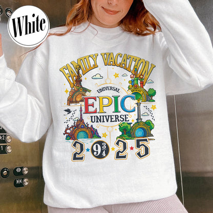 Family Trip Sweatshirt,Universal Studios Trip Sweatshirt, Disney Family Vacation Sweatshirt