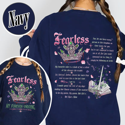 Fearless Bookish Sweatshirt, Powerless Series Sweatshirt, Powerless Lauren Roberts Inspired