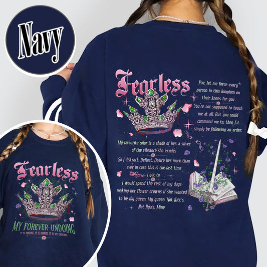 Fearless Bookish Sweatshirt, Powerless Series Sweatshirt, Powerless Lauren Roberts Inspired