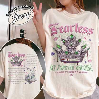Fearless Bookish Comfort Colors Shirt, Powerless Series Shirt, Powerless Lauren Roberts Inspired