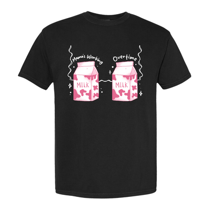 First Time Mom Comfort Color Shirt, Funny Breastfeeding Bra Shirt, New Mom Life Shirt