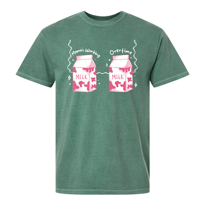 First Time Mom Comfort Color Shirt, Funny Breastfeeding Bra Shirt, New Mom Life Shirt