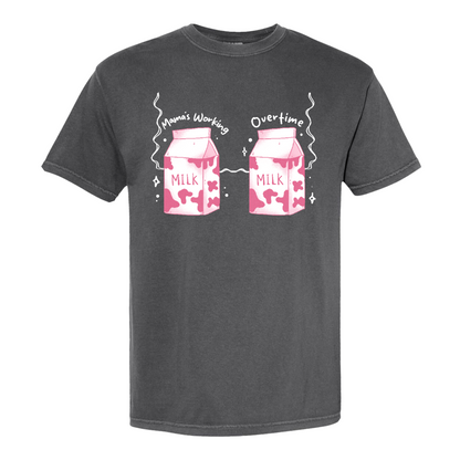 First Time Mom Comfort Color Shirt, Funny Breastfeeding Bra Shirt, New Mom Life Shirt