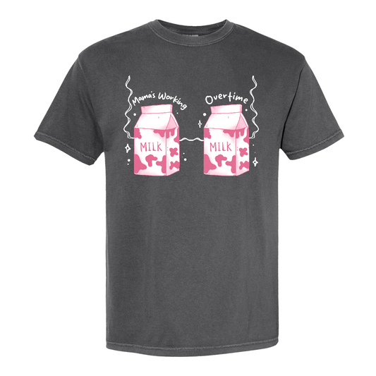First Time Mom Comfort Color Shirt, Funny Breastfeeding Bra Shirt, New Mom Life Shirt