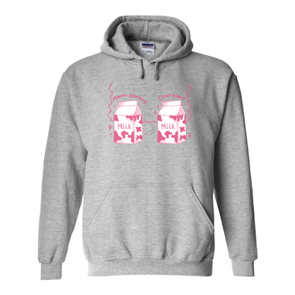First Time Mom Hoodie, Funny Breastfeeding Bra Hoodie, New Mom Life Hoodie