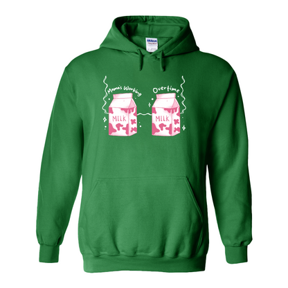 First Time Mom Hoodie, Funny Breastfeeding Bra Hoodie, New Mom Life Hoodie