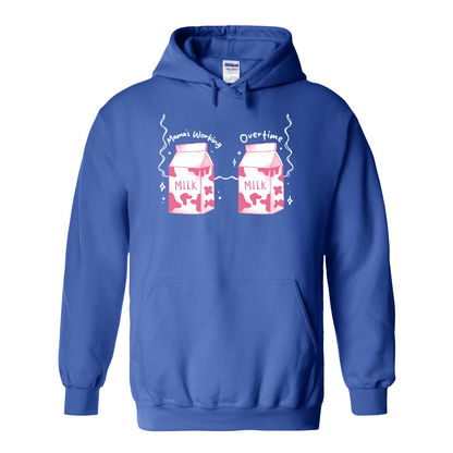 First Time Mom Hoodie, Funny Breastfeeding Bra Hoodie, New Mom Life Hoodie