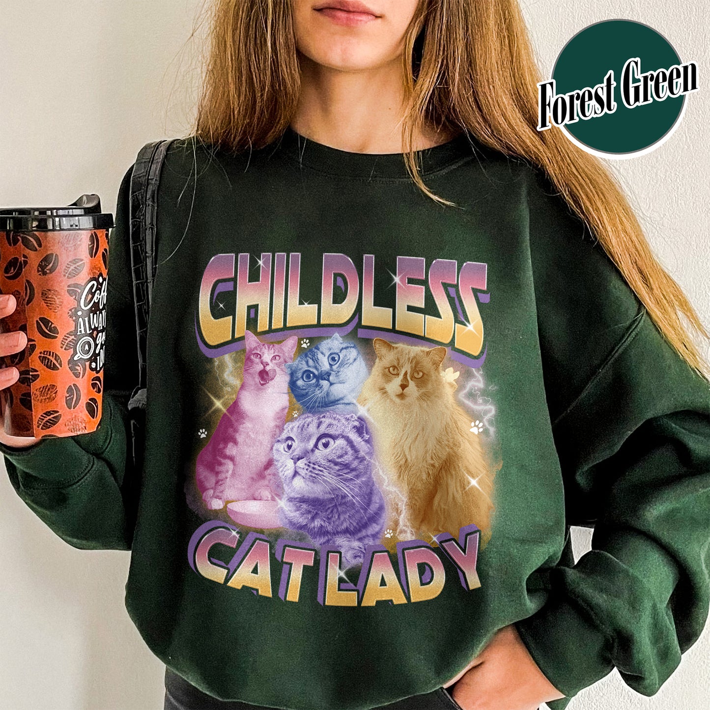 Election Sweatshirt, Childless Cat Lady Custom Bootleg 2024 Sweatshirt, Madame President Sweatshirt