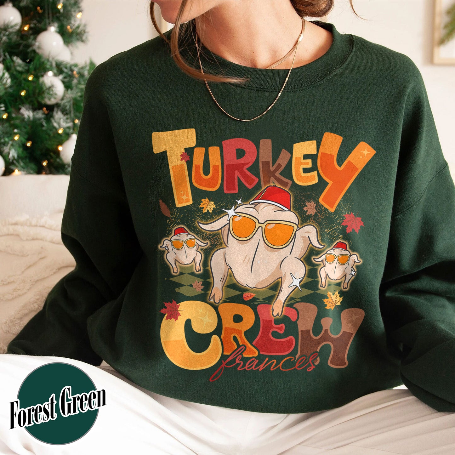 Turkey Crew Sweatshirt, Thanksgiving Sweatshirt, Custom Family Thanksgiving, Turkey Squad Sweatshirt, Friendsgiving Sweatshirts, Personalized Thanksgiving Sweatshirt