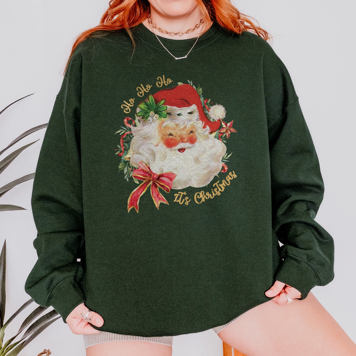 Vintage Santa Claus Retro Christmas Sweatshirt