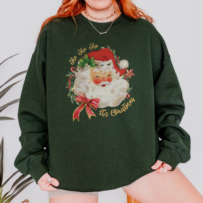 Vintage Santa Claus Retro Christmas Sweatshirt