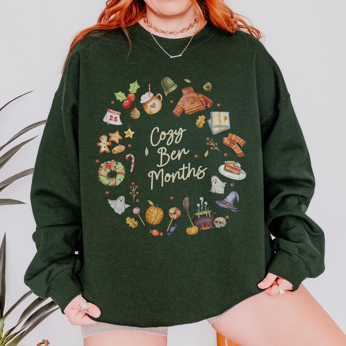 Cozy Ber Months Shirt, Fall Winter Seasonal Tee, Autumn Halloween Thanksgiving Christmas Top Sweatshirt