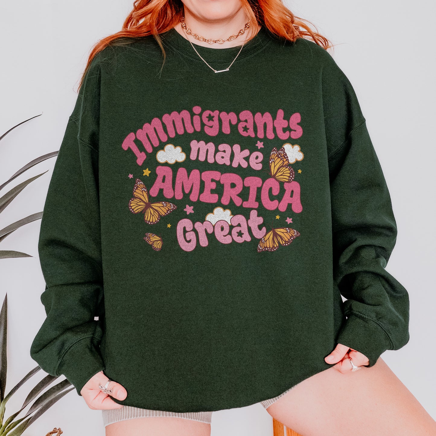 Immigrants Make America Great Activist Sweatshirt