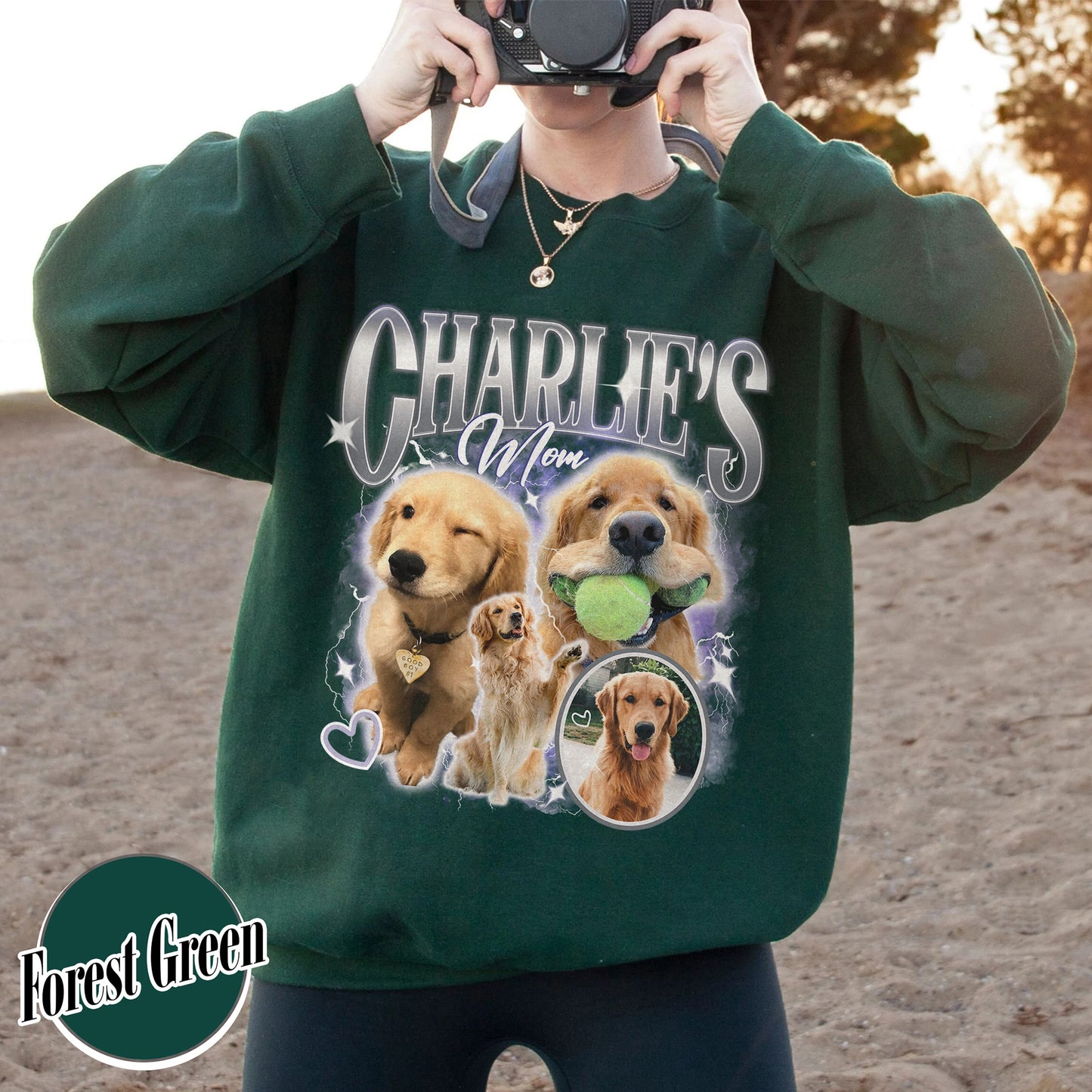 Pet Lover Sweatshirt, Pet Custom Vintage Washed Sweatshirt, Custom Dog Cat Mom Sweatshirt