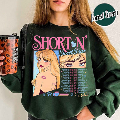 Short N Sweet Sweatshirt,Music Tour 2024,Please Please Please Sweatshirt,Espresso Sweatshirt,Concert Sweatshirt,Soft Girl Aesthetic,Music Lover Gift,Taste Sweatshirt
