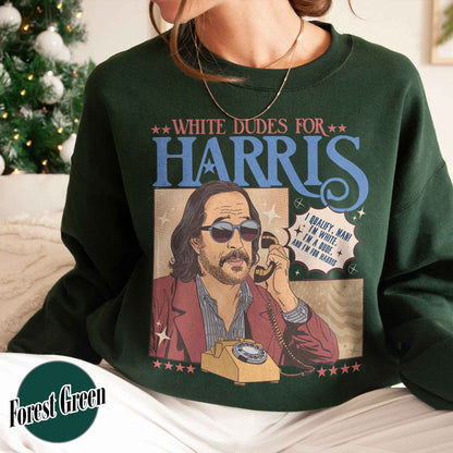 Election Sweatshirt, White Dudes for Madam President Sweatshirt, Men Zoom for Madam President Sweatshirt